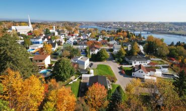 Vue de Chicoutimi à Saguenay