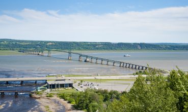 Vue depuis le haut de la Chute-Montmorency