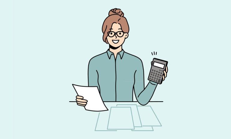 Comprendre l’augmentation des loyers en 2025 au Québec : Un guide complet femme faisant un calcul